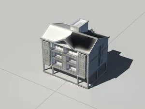 city construction - large real estate residences 109 3D Model