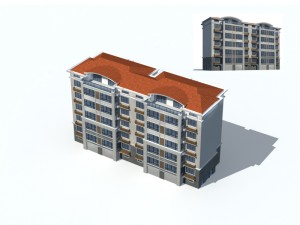 city construction - large real estate residences 356 3D 모델