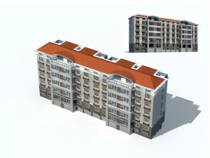 city construction - large real estate residences 357 3D Model