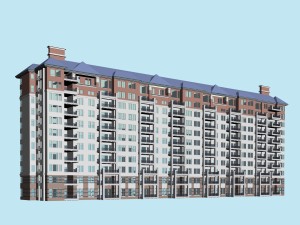 city government office building architectural design - 06 3D Model