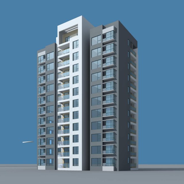 city government office building architectural design - 08 3D Model .c4d .max .obj .3ds .fbx .stl .blend 