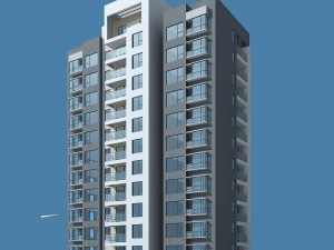 city government office building architectural design - 08 3D Model