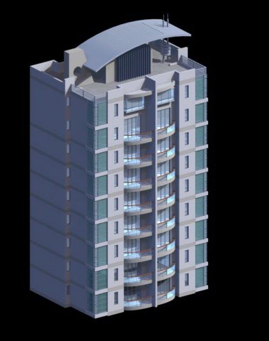 city government office building architectural design - 09 Modelo 3D .c4d .max .obj .3ds .fbx .stl .blend 