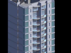 архітектурний проект міської адміністрації - 09 3D Модель