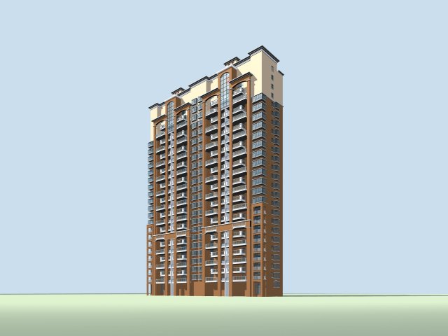 city government office building architectural design - 16 3Dモデル .c4d .max .obj .3ds .fbx .stl .blend 