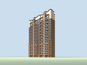 city government office building architectural design - 16 3D Model