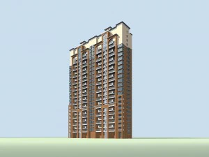 архітектурний проект будівлі міської адміністрації - 16 3D Модель