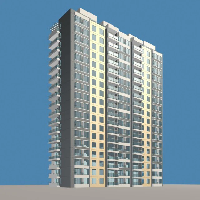 city government office building architectural design - 19 3D Model .c4d .max .obj .3ds .fbx .stl .blend 