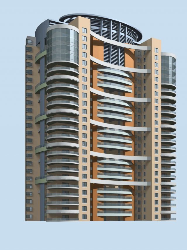 city government office building architectural design - 22 3D Model .c4d .max .obj .3ds .fbx .stl .blend 