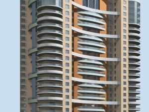 city government office building architectural design - 22 3D-Modell