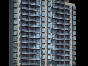 dise&ntilde;o arquitect&oacute;nico del edificio de oficinas del gobierno de la ciudad - 23 Modelo 3D