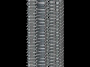 şehir h&uuml;k&uuml;met dairesi binası mimari tasarımı - 27 3D Model