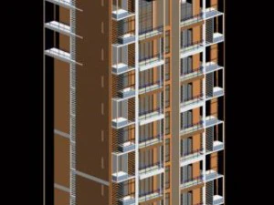city government office building architectural design - 28 3D Model