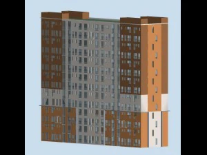 Архитектурный проект здания городской управы - 29 3D Модель