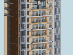 city government office building architectural design - 31 3D Model