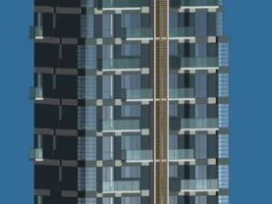 Architekturentwurf des B&uuml;rogeb&auml;udes der Stadtverwaltung - 32 3D Modell