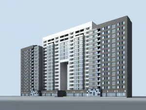 city government office building architectural design - 35 3D Model