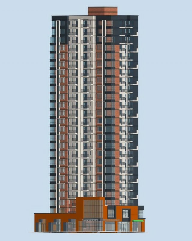 city government office building architectural design - 39 3D Model .c4d .max .obj .3ds .fbx .stl .blend