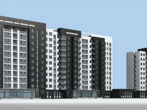 시청사 건축설계 - 40 3D 모델