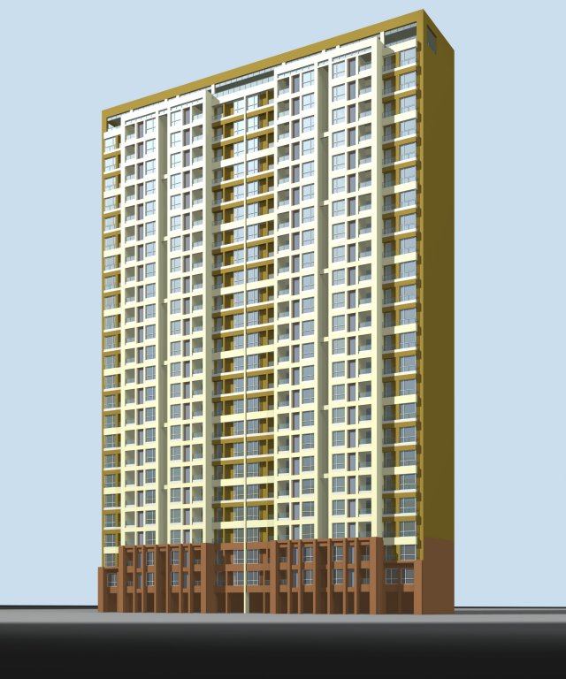 city government office building architectural design - 41 3D Модель .c4d .max .obj .3ds .fbx .stl .blend 