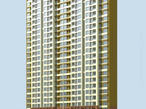 dise&ntilde;o arquitect&oacute;nico del edificio de oficinas del gobierno de la ciudad - 41 Modelo 3D