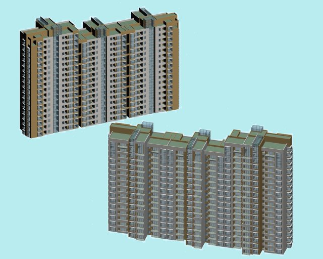 city government office building architectural design - 43 3D Model .c4d .max .obj .3ds .fbx .stl .blend 