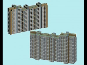 city government office building architectural design - 43 3D मॉडल