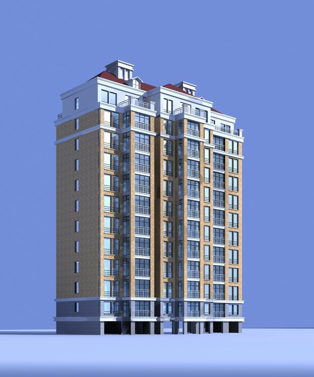 city government office building architectural design - 47 3D 模型 .c4d .max .obj .3ds .fbx .stl .blend 