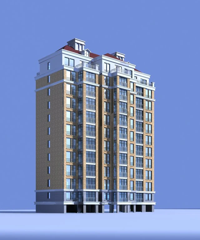 city government office building architectural design - 47 3D Model .c4d .max .obj .3ds .fbx .stl .blend 