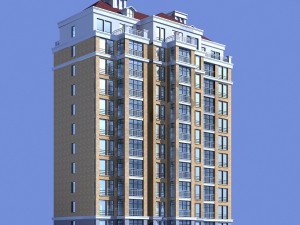 city government office building architectural design - 47 Modello 3D