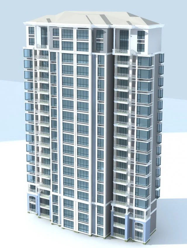 city government office building architectural design - 48 3D Model .c4d .max .obj .3ds .fbx .stl .blend 