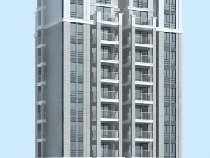 city government office building architectural design - 57 3D Model