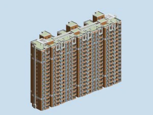 city government office building architectural design - 58 3D Model