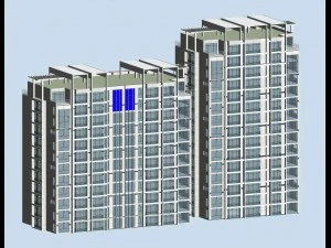архітектурний проект міської адміністрації - 60 3D Модель