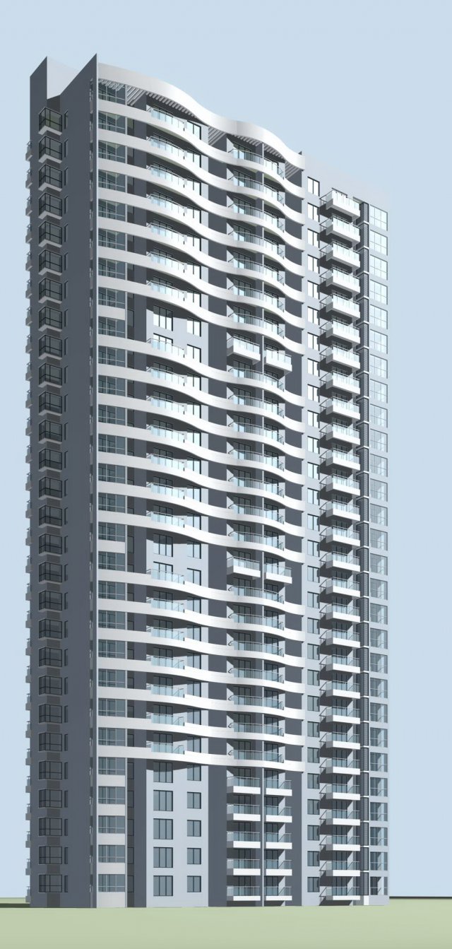 city government office building architectural design - 62 3D Model .c4d .max .obj .3ds .fbx .stl .blend 