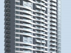 city government office building architectural design - 62 Modelo 3D