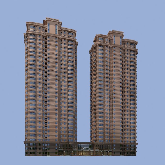 city government office building architectural design - 63 Model 3D .c4d .max .obj .3ds .fbx .stl .blend 