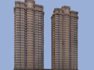 projekt architektoniczny budynku biurowego władz miejskich - 63 Model 3D