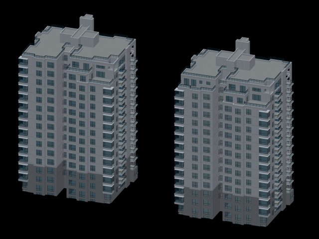 city government office building architectural design - 65 3Dモデル .c4d .max .obj .3ds .fbx .stl .blend 