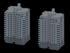 city government office building architectural design - 65 3Dモデル