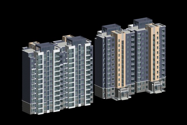 city government office building architectural design - 68 Modelo 3D .c4d .max .obj .3ds .fbx .stl .blend 