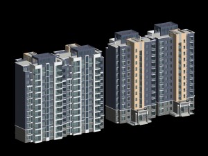 city government office building architectural design - 68 3D Model