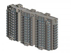 city government office building architectural design - 72 Modèle 3D