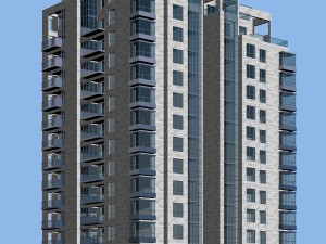 city government office building architectural design - 73 3D Model