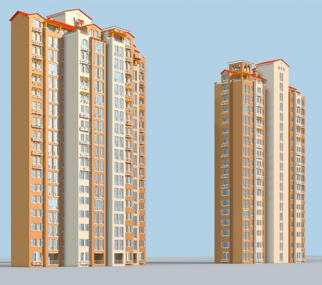 city government office building architectural design - 75 3D 模型 .c4d .max .obj .3ds .fbx .stl .blend 