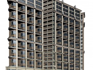 city government office building architectural design - 76 3D-Modell