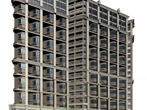 city government office building architectural design - 76 3D Model