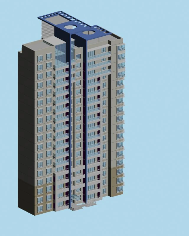 city government office building architectural design - 77 3D Model .c4d .max .obj .3ds .fbx .stl .blend 