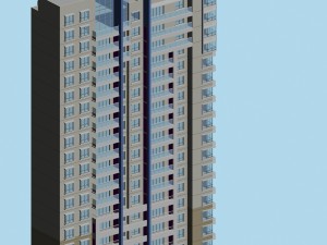 city government office building architectural design - 77 Modello 3D