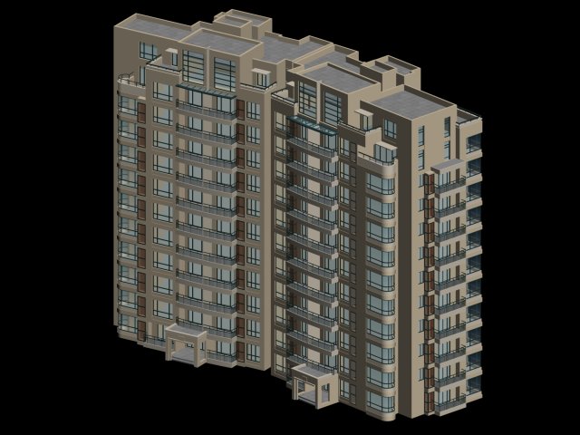 city government office building architectural design - 81 Modello 3D .c4d .max .obj .3ds .fbx .stl .blend 